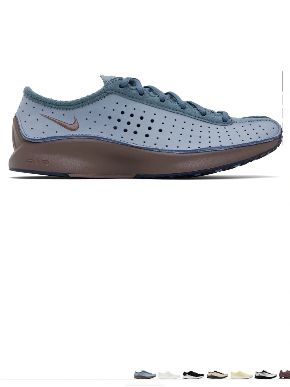Nike Low-Top Suede Sneakers in Ashen Slate and Tattoo - Picture 2 of 7
